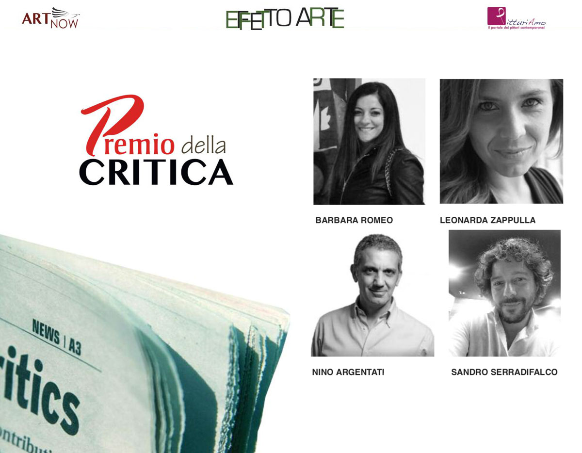 Premio della Critica - Una premiazione di particolare valore artistico per la partecipazione dei critici d'arte ed esperti di web marketing.