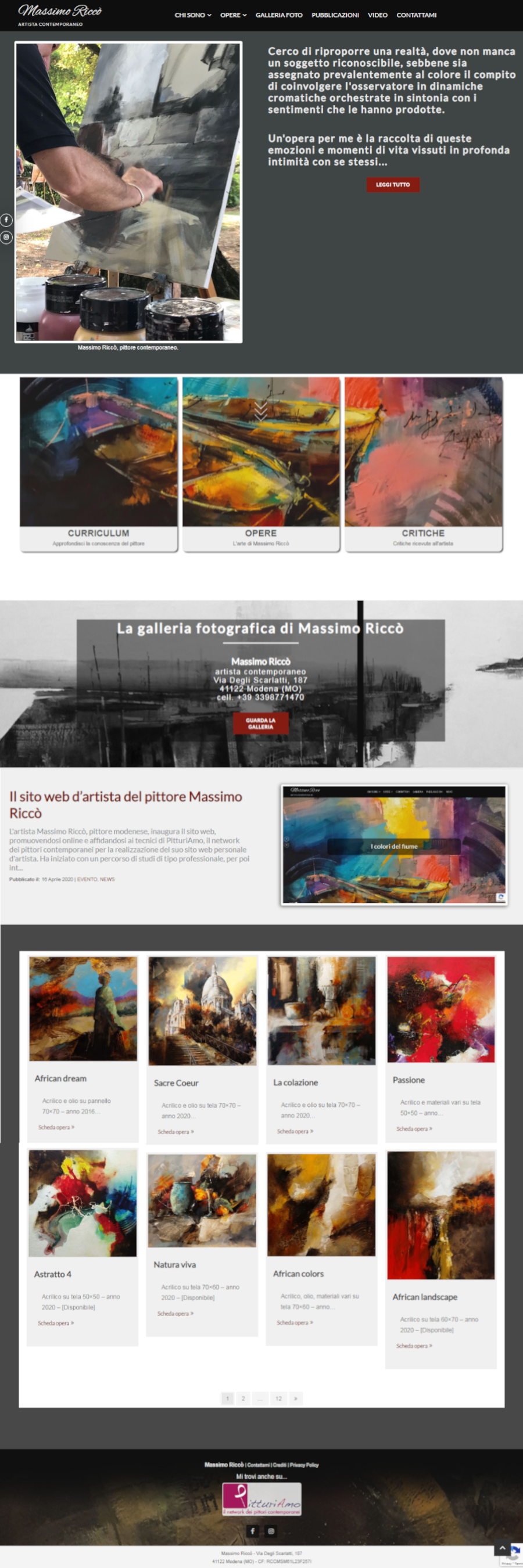 Massimo Riccò - Homepage