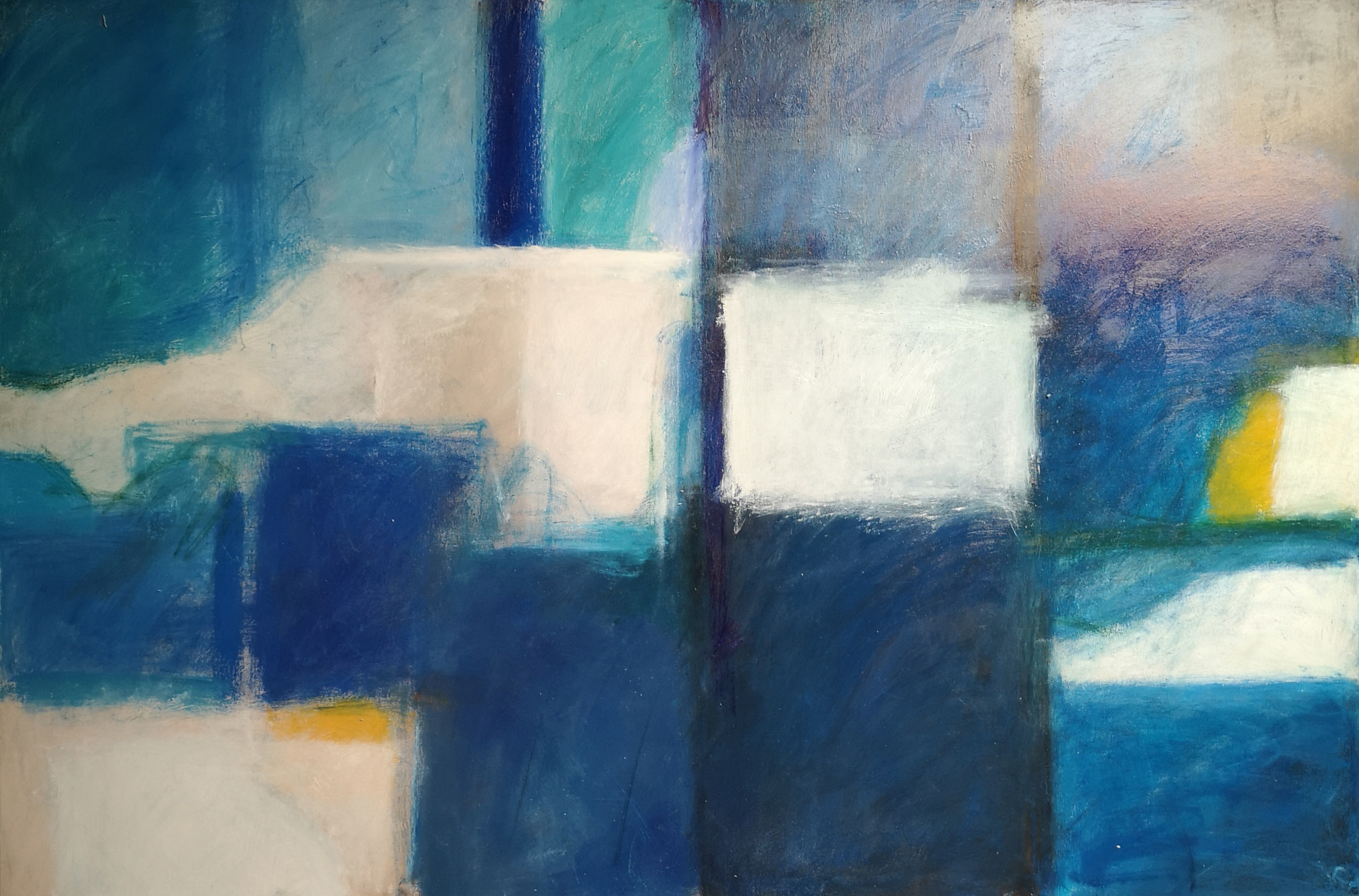 Pietro Cinti - Composizione n° 66 - olio su tela - 100x150 cm - anno 2020