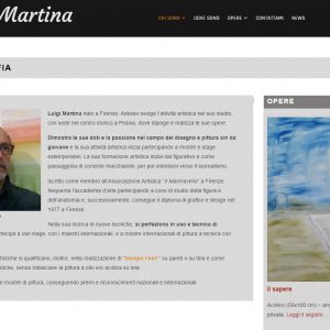 Il sito dell'artista Luigi Martina - Biografia