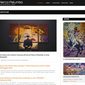 Il sito di pittura di Marco Palumbo, PAMART - Critiche