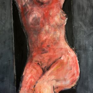 Dragan Markovic - Red female nude