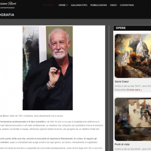 Il sito personale del pittore Massimo Riccò - Biografia