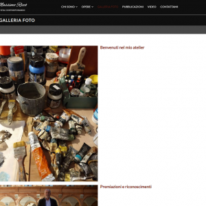 Il sito personale del pittore Massimo Riccò - Galleria Foto