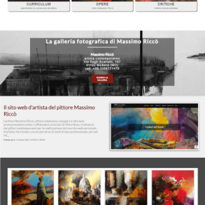 Il sito personale del pittore Massimo Riccò - Homepage