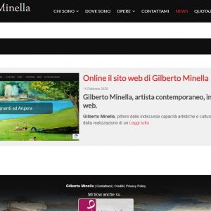 Il sito del pittore Gilberto Minella - News
