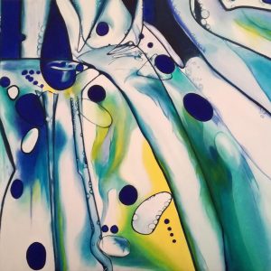 Acqua chiara - Olio su tela - 100x70cm - Il Coefficiente artistico di Carla Thaler, in arte Scarlat