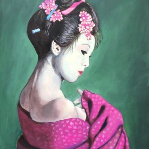 Geisha - Acrilico su tela - 35x45cm