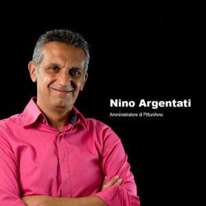 Mezzo busto di Nino Argentati, amministratore di PitturiAmo