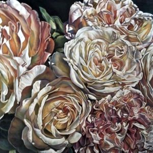 Roses #1 - Olio su tela - 100x110cm