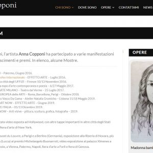 Il sito d'artista di Anna Copponi, in arte Annella - Curriculum