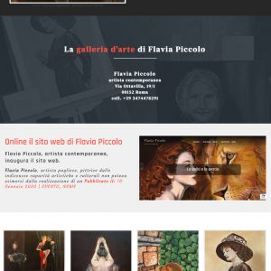 Il sito web d'artista di Flavia Piccolo - Homepage