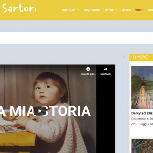 Il sito personale dell'artista Sabina Sartori - Video