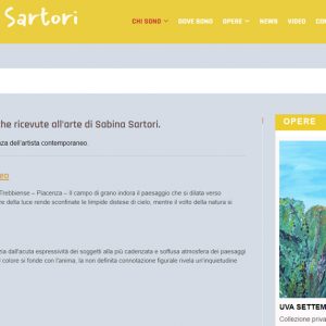 Il sito personale dell'artista Sabina Sartori - Critiche