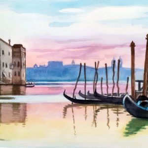 Venice - Acquarello - 50x35cm