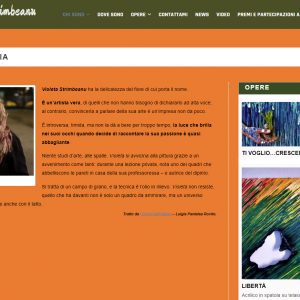 Il sito dell'artista Violeta Strimbeanu - Biografia