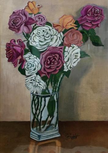026 - Gabriella Zedda - Vaso con fiori