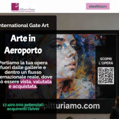 International Gate Art: PitturiAmo e steelbloom portano l’arte contemporanea al Milan Bergamo Airport